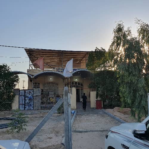 حسينية شيخ طاهر السلامي - طريق نجف - كربلاء عمود 375