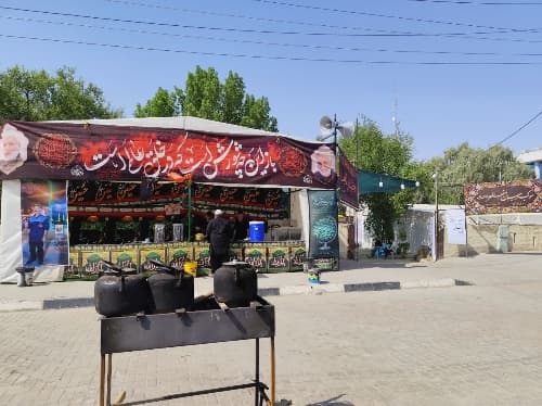  موکب حبیب بن مظاهر(ع) طریق نجف - کربلاء عامود 1292