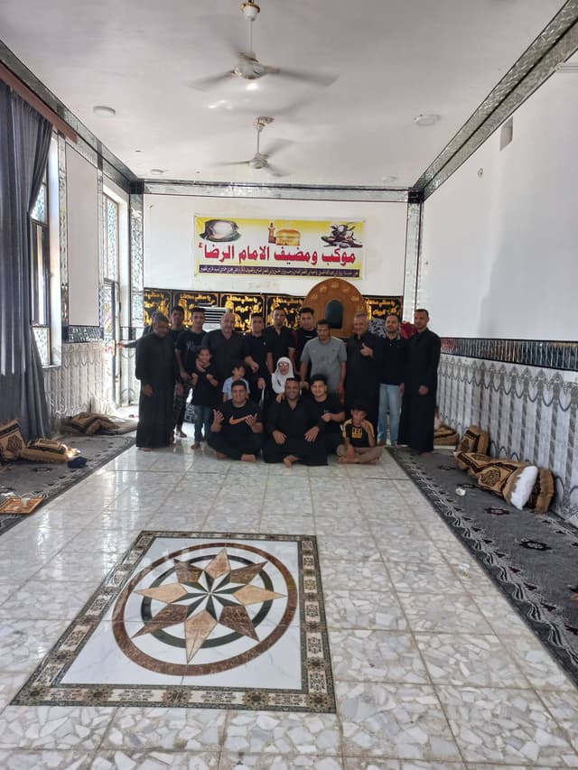 موکب و مضیف امام الرضا محافظة كربلاء فلكة قنطرة السلام
