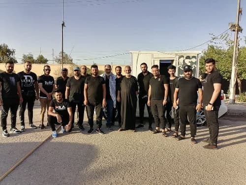 مضيف المرحوم ابراهيم الشحماني - نجف - شارع قوسي المطار
