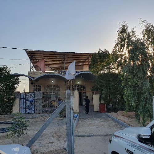 حسينية شيخ طاهر السلامي - طريق نجف - كربلاء عمود 375